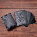 Waterproof Black Plastic Playing Cards Collection Poker Cards Creative Gift ME
