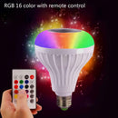 RGB LED Color Bulb Light E27 Bluetooth Control Smart Music Audio Speak YMK