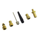 6pcs  Valve Adaptor Set Pump Needle Air Inflation Accs For Bike Tires