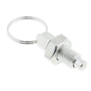 4x Stainless Steel Non Lock-Out Indexing Plunger w/ Pull Ring M8+M12