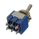 10pcs On-Off-On 3-Way Mini Toggle Switch 6-Pin 6A 125VAC New High Quality