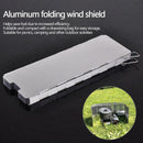 10Pcs Wind Shield Outdoor Camping Picnic Stove Head Portable Windshield Fol Z2B7