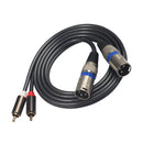 Dual RCA to Dual XLR Stereo for Audio Interconnect Cable Patch Cable Cords - 5