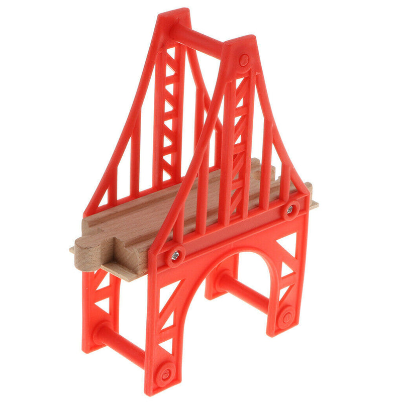 Wooden Train Set Accessories - Suspension Bridge - Wooden Railway Expansion Pack