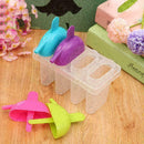 New 4 pack Ice Popsicle Mold Maker Frozen Dessert Treats DIY F8J5 O0G1 U4G2 O5V7