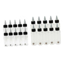 20x Clear Tattoo Paint Airbrush Ink Pigment Empty Bottles LDPE Plastic 30/60ml
