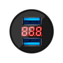 Car Charger 5V 3.1A With LED Display Universal Dual Usb Phone Car-Charger f I9V8