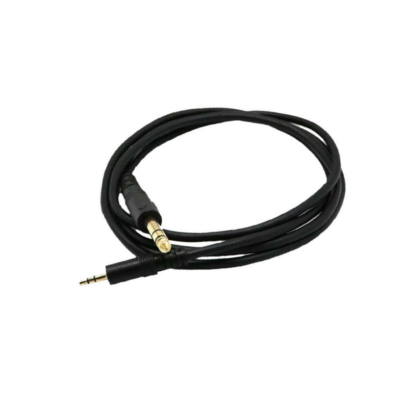 Audio Cable 5 FT Stereo 3.5mm Male to 1/4" 6.35mm Male for iPod, Amplifier