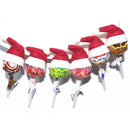 6pcs Mini Santa Claus Hat Christmas Xmas Holiday Lollipop Top Topper Decor ES