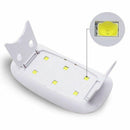 ABS White Mini UV Lamp LED Nail Dryer USB Nail Nursing Tool Lacquer Dryer FTX