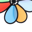 Colorful Rainbow Dazy Flower Spinner Wind Windmill Garden Yard Outdoor DecME