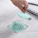 10pc/Lot Disposable Hair Filter Strainer Stickers Bathroom Drain Cover Net