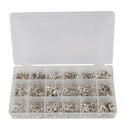 420 Piece Cold Pressed Non-Insulated Ring Terminal Fork Connector Crimp