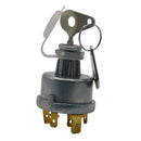 Metal Front Tractor Ignition Switch with 2 Key for Lucas 35670 128SA Replace