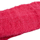 Hair Band Elastic Sweat Headband for Tennis Sport Yoga Fitness Rose Red