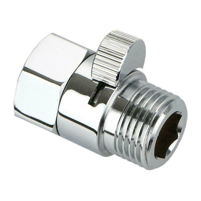 1/2" Full Brass Flow Quick Control Shut-OFF Valve Shower Hand Head Saver F7N7