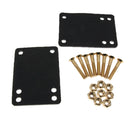 Skateboard Hardware Set Rubber Riser Pads 3mm and Mounting Screws Bolts Nuts Set