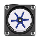 Flow Meter Indicator, G1/4 Threaded 6 Impeller 3 Ways for Pc Computer Water Q3O6