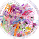 50X Bottles Colourful Wonder Clips Quilters Clips Sewing Quilting Supplies NN`US