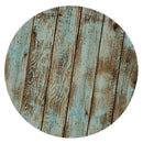 2x Elastic Round Tablecover Cover Waterproof Durable Vinyl 1.2m Wood Pattern
