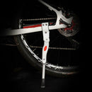Adjustable MTB Road Bicycle Kickstand Parking Rack Side Kick Stand(White)