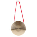 Wind Gong w/ Red Rope Hand Cymbals Mini for Kids Children Rhythm Percussion