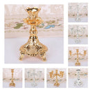 Present Tea Light Candle Holder Candlestick Festive Holidays Decor Golden S