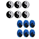 6 Pieces Yin and Yang Tennis Racquet Vibration Dampener Damper Tennis