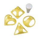 4pcs/Set DIY Dumplings Maker Plastic Pastry Baking Molds Kitchen Accessory A