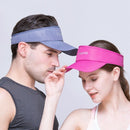 Santo Women Men Outdoor Running Empty Top Hat Sport Marathon Visor Cap Ultr