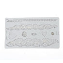 cable knit mold silicone fondant cake mould decor chocolate sugarcraft toMO