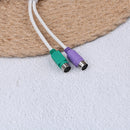 Male to female cable adapter converter use usb to ps2 cord converter adapter NME