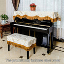 Plush Piano Stool Chair Covers for Solo Pianos Bench Yellow Color