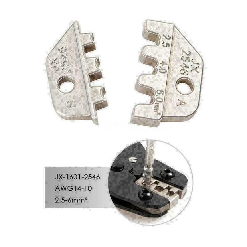 AWG14-10 Wire Crimper Jaws Crimping Pliers Cord End Terminal Jaw Mold Tools N2W1