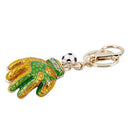 Personalized Football Gloves Key Chain Metal KeyChain Women Bag Charms Car  P8J2