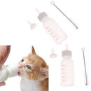2 Pcs Feeding Nursing Bottle Nipple Brush Kit For Dog Puppy Cat Kitten Pet