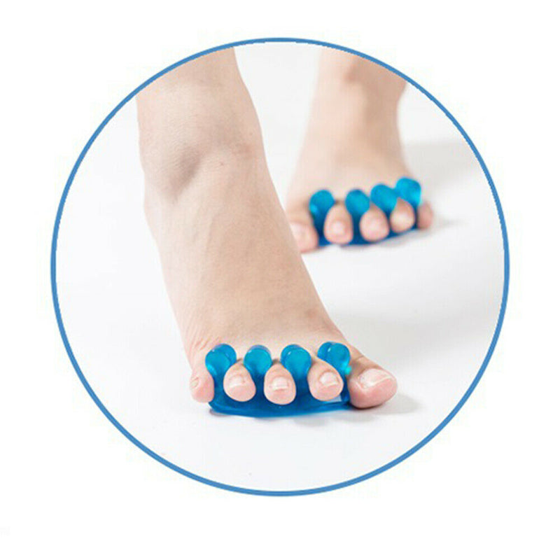 1pair Toe Separator Foot Soft Silicone After Sports Straightener Spacer Pedicure