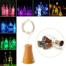 1PCS Solar 2M LED Cork Shaped 20 LED Night Fairy String Light Kork Solarbet S5S4