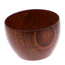 Natural Jujube Bar Wooden Cup Mugs With Handgrip Coffee Tea Milk