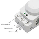 Microwave Sensor Switch PIR Motion Light Switch 5.8GHz 360 Switch Degree F4N0