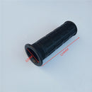 2 x Black Rubber Non-Slip Handlebar Grips for Wheelbarrow, Tractors, Mowers