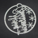 Merry Christmas Cutting Die Stencil Scrapbooking Card Album Template DIY