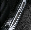 Panel Step Protector For VW Jetta 4 Door Sill Carbon Fiber Car Scuff Plate Cover
