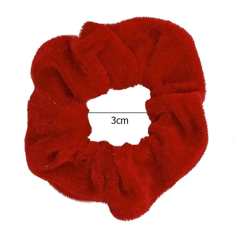 50pcs Velvet Scrunchies Women Elastic Hairband Hair Rings Ponytail Holder