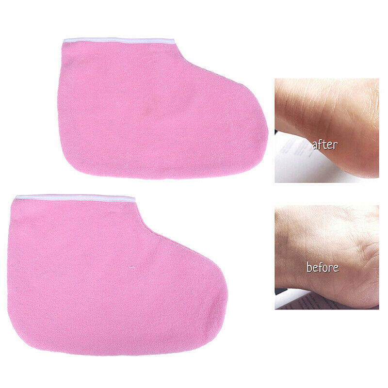 1Pair Paraffin Wax Bath foot Care Foot cover Cloth Spa Pedicure Nursing PNMHTE