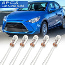 5pcs T3 14V 0.56W Car Audio Gear Indicator Light Dashboard Instrument Bulbs