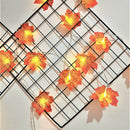 Christmas Maple Leaves Garland LED Fairy String Light (Yellow 4m 40 LED) A