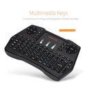 3X(Viboton 2.4G Wireless I8 Plus Hebrew Keyboard Touchpad Fly Air Mouse Min