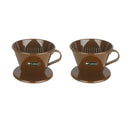 2pcs Coffee Filter Cup COFFEE DRIPPER Manual Filter Coffee Accessories