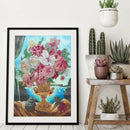 DIY Diamond Painting Flower Special Shape Crystal Drawing Home Decor (V036)
